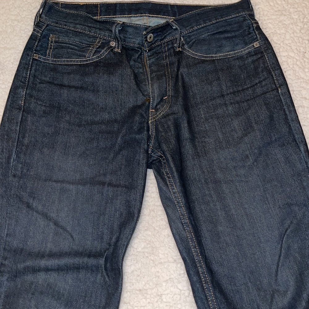 Mens Levi’s 514 Dark Wash Jeans! - Picture 2 of 6